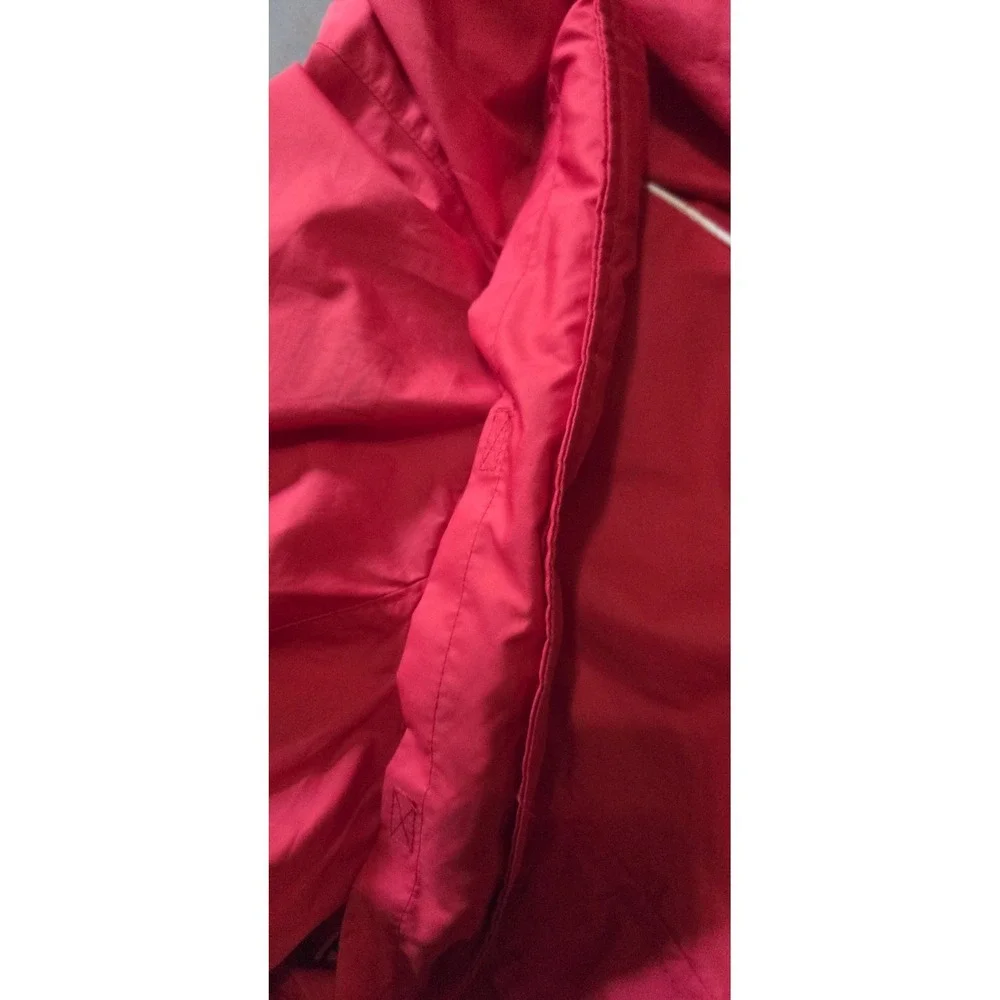 Nike Team Fit Dry Red Windbreaker Jacket Vintage Y2K With Roll Down Hood Men L